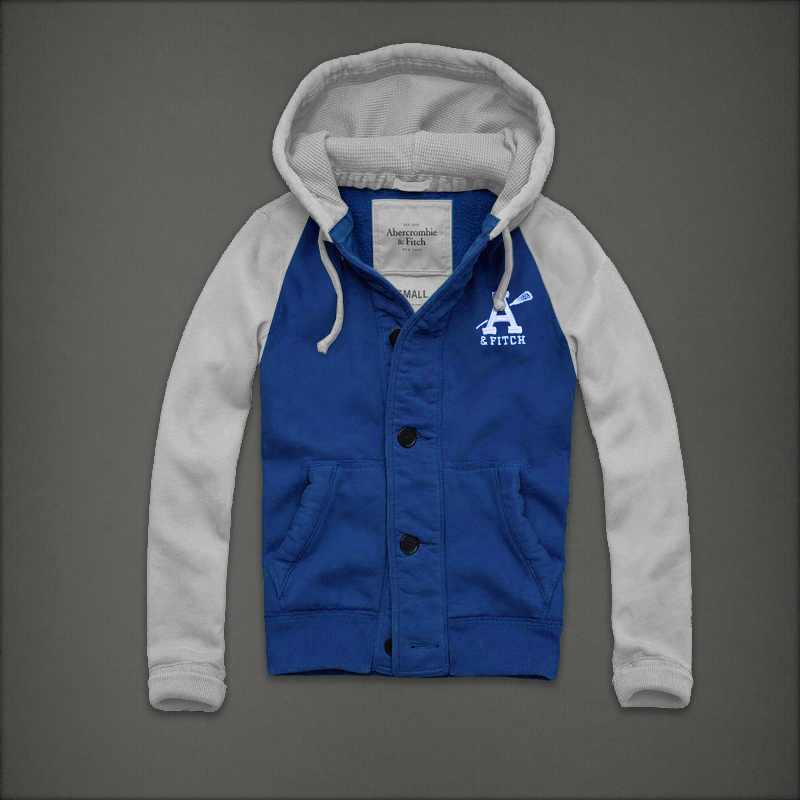 Abercrombie Fitch Hombres Con Botón Capucha AF6483